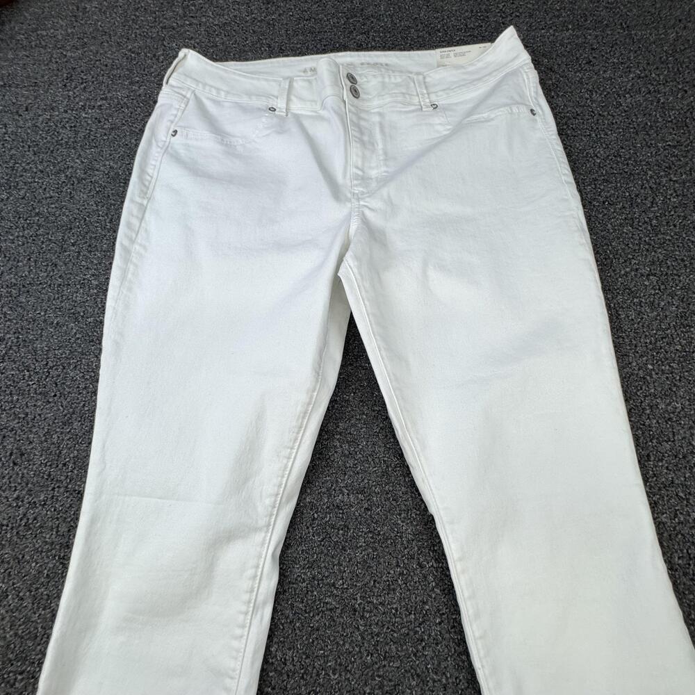 Madewell Jeans Womens 4 White Straight Light Wash 5-Pocket Denim Cotton Blend